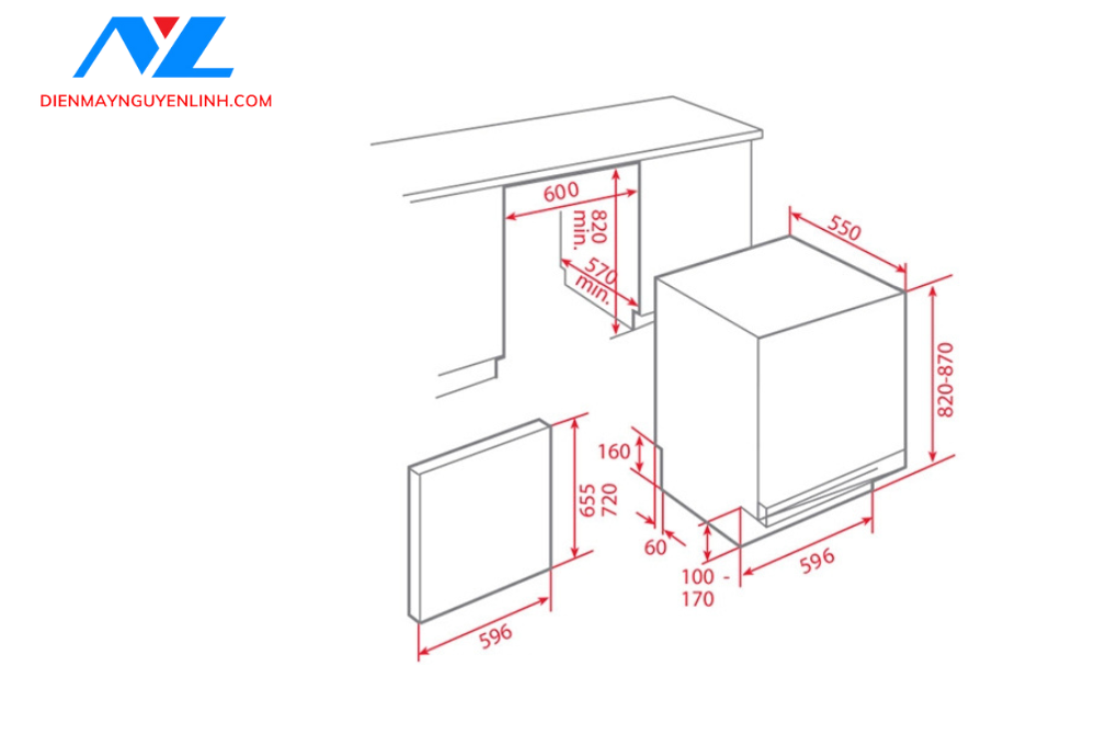 Máy rửa chén Teka DW8 59 FI 40716200