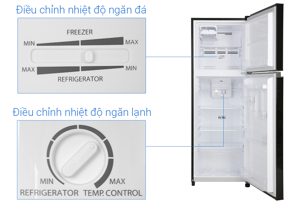 Tủ lạnh Toshiba Inverter 233lít GR-A28VM(UKG1)