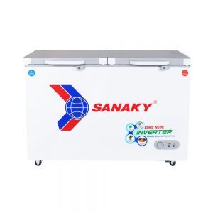 Tủ đông Sanaky Inverter VH-4099W4K cánh kính cường lực màu xám