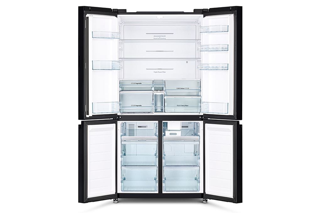 Tủ lạnh Hitachi Inverter 645 lít Multi Door R-WB700VGV4(GBK)