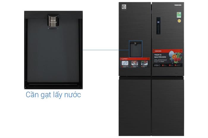 Tủ lạnh Toshiba Inverter 471 lít Multi Door GR-RF606WI-PMV(60)-AG