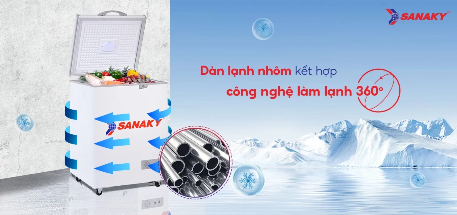 Tủ cấp đông mini Sanaky VH-150HY2