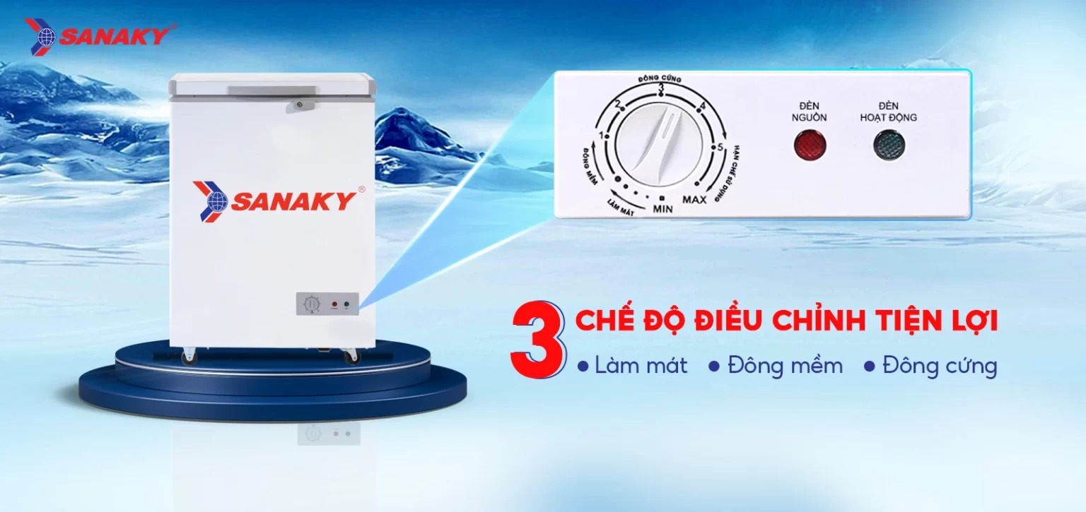 Tủ cấp đông mini Sanaky VH-150HY2