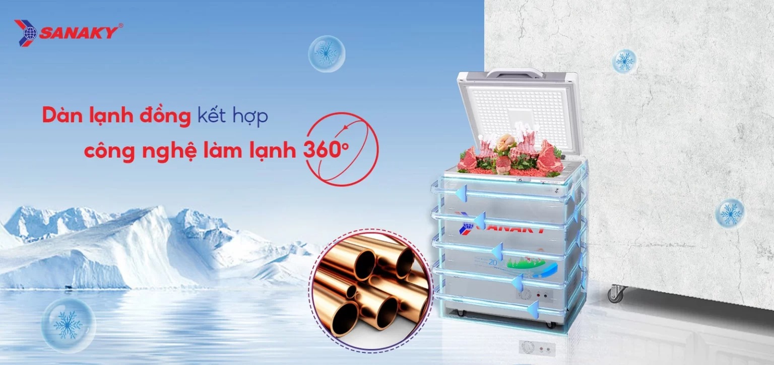 Tủ cấp đông Sanaky VH-1599HY