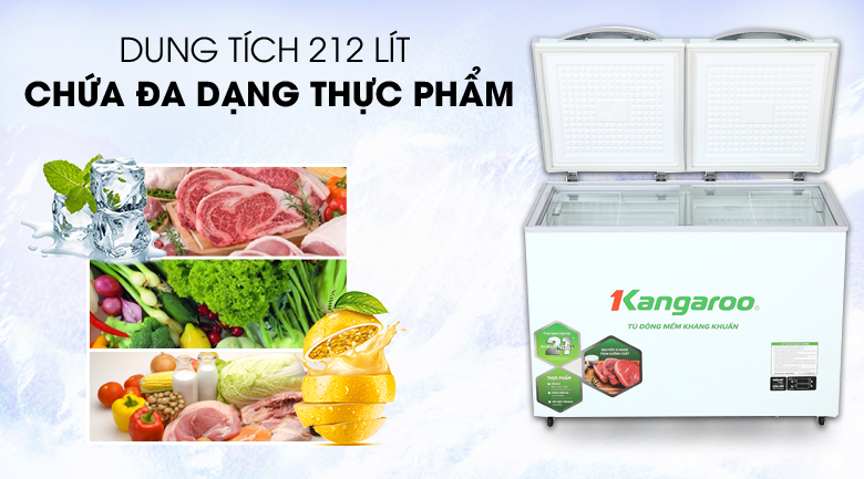 Tủ đông mềm Kangaroo 212lít KG 328DM2
