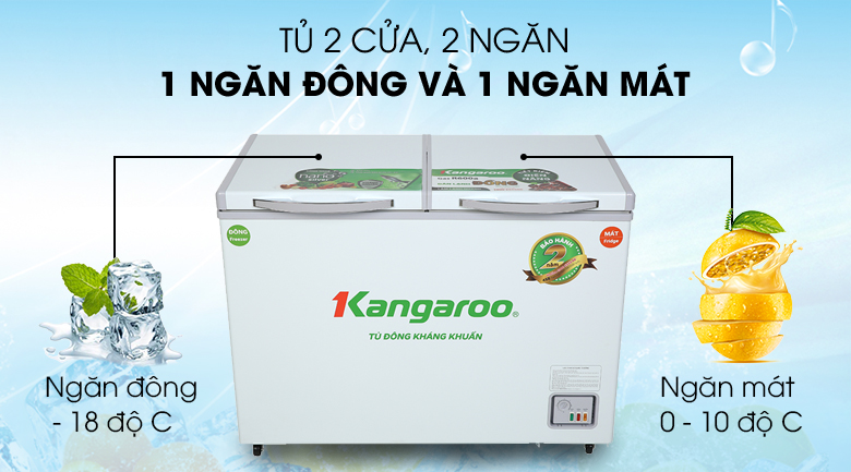 Tủ đông Kangaroo 212lít KG 328NC2