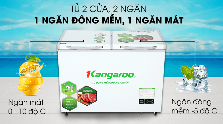 Tủ đông mềm Kangaroo 212lít KG 328DM2