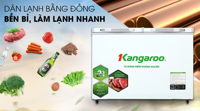 Tủ đông mềm Kangaroo 212lít KG 328DM2
