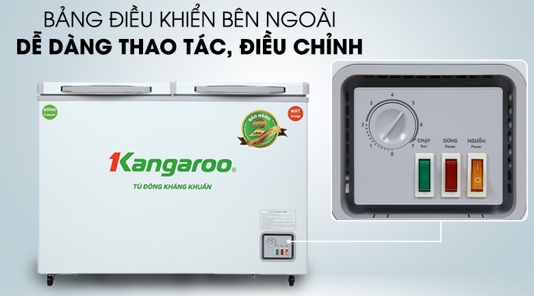 Tủ đông Kangaroo 212lít KG 328NC2