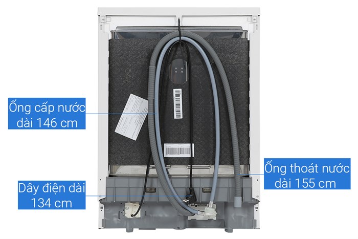 Máy rửa chén độc lập Whirlpool WFE2B19