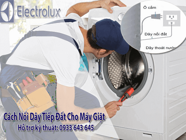 CÁCH NỐI DÂY TIẾP ĐẤT CHO MÁY GIẶT