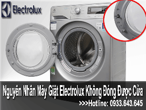 NGUYÊN NHÂN MÁY GIẶT ELECTROLUX KHÔNG ĐÓNG ĐƯỢC CỬA