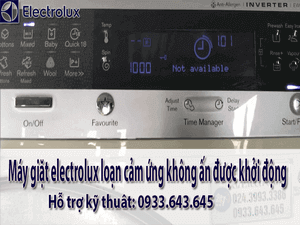 SỬA MÁY GIẶT ELECTROLUX BỊ LOẠN CẢM ỨNG KHÔNG ẤN ĐƯỢC