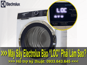 CÁCH TẮT CHẾ ĐỘ KHOÁ TRẺ EM TRÊN MÁY SẤY ELECTROLUX (LOC)