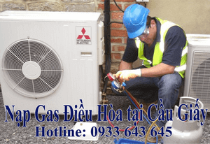 NẠP GAS ĐIỀU HÒA TẠI CẦU GIẤY