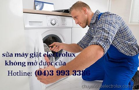 Máy giặt electrolux không mở được cửa, phải làm sao ?