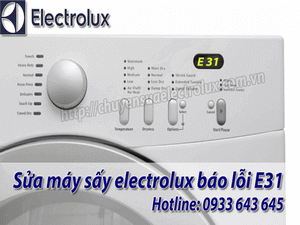 MÁY SẤY ELECTROLUX BÁO LỖI E31