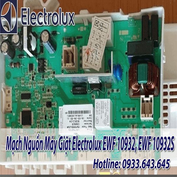 MẠCH MÁY GIẶT ELECTROLUX EWF 10932, EWF 10932S