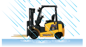 Xe nâng điện Komatsu - Model FB25-30-12 tải trọng 2.5 đến 3 tấn