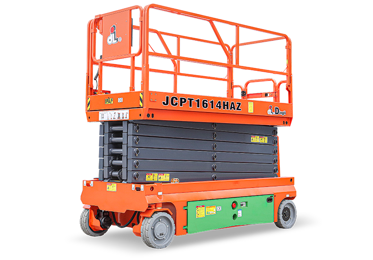 Xe nâng người Scissor lifts, hiệu Dingli model JCPT1614HAZ