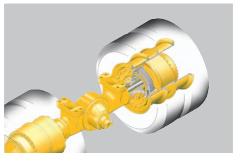 Xe nâng dầu Komatsu - Model FD200/250-7  tải trọng 20 đến 25 tấn