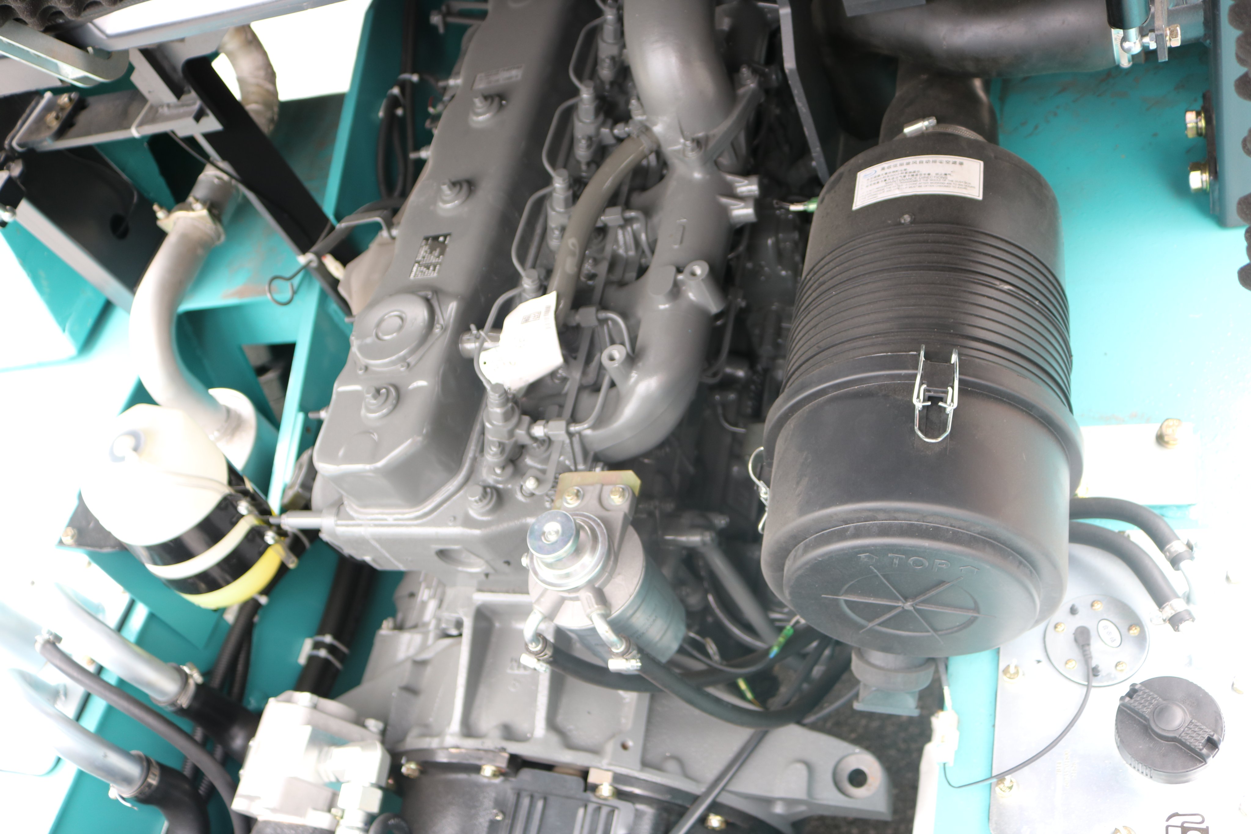 Hệ thống động cơ Isuzu trên xe nâng 7 tấn Kion Baoli KBD70 siêu tiết kiệm