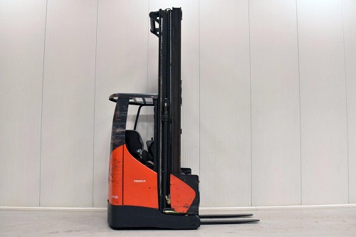 Xe nâng điện cũ Reach truck ngồi lái 1.7 tấn R 17 XHD Linde