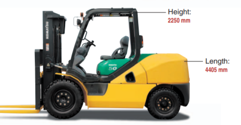 Xe nâng Komatsu - Model FD/FG35～50A-10, tải trọng 3.5 đến 5 tấn ,Tier 2