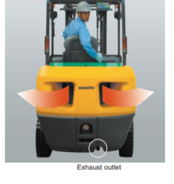 Xe nâng Komatsu - Model FD/FG35～50A-10, tải trọng 3.5 đến 5 tấn ,Tier 2