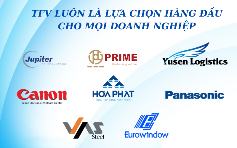 TFV là đối tác hàng đầu của mọi doanh nghiệp