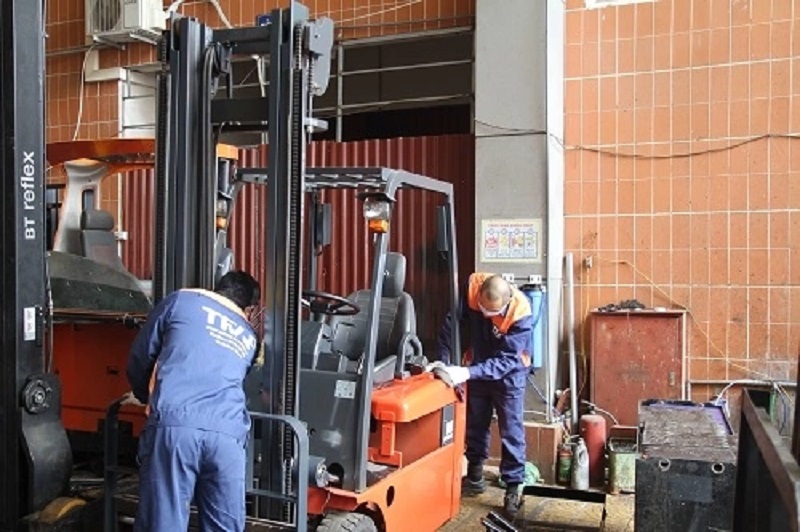 Bảo dưỡng xe nâng định kỳ tại TFV