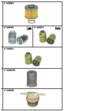 Bộ lọc nhiên liệu cho xe nâng TCM, NISSAN, MITSUBISHI