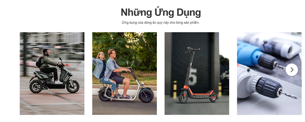 Ứng dụng thực tiễn của Cell Hình Trụ NCM