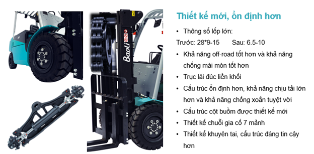 Trục lái đúc liền khối – Độ tin cậy và độ bền vượt trội