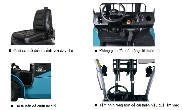 An toàn và tiện nghi – Chuẩn KION châu Âu