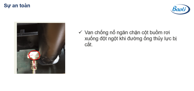 An toàn tuyệt đối cho người vận hành