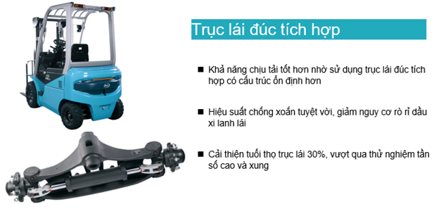 Trục lái đúc tích hợp