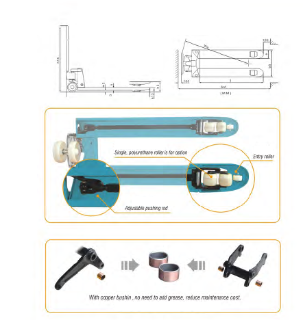 Ưu điểm nổi bật của xe nâng tay Baoli