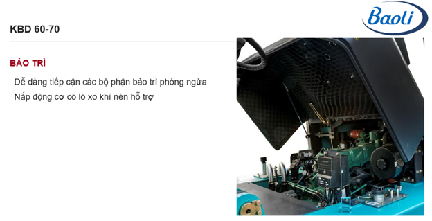 Dễ bảo dưỡng – Giảm chi phí vận hành dài hạn
