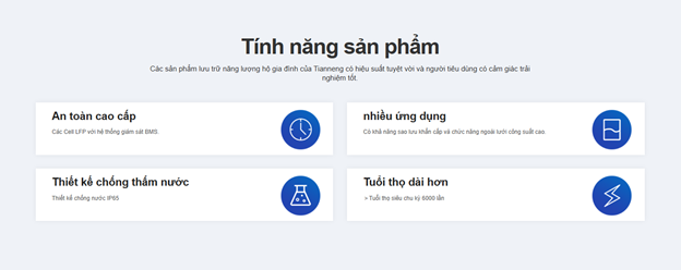 Các chức năng nổi bật của HESS – Model điện áp thấp