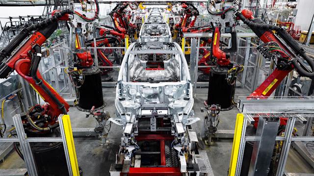 quy trình sản xuất pin tesla