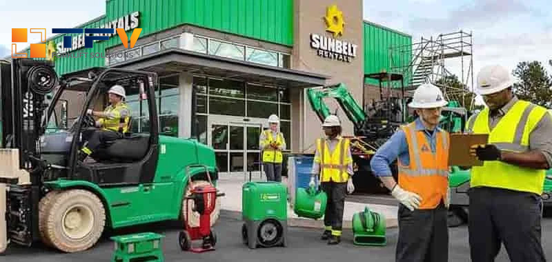 Các lĩnh vực thiết bị Sunbelt Rentals cung cấp