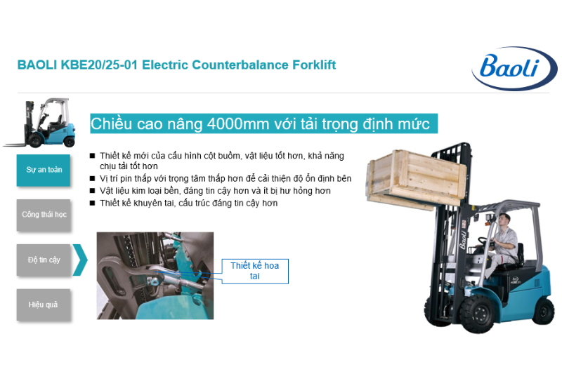 Thiết kế cải tiến – Bền hơn, an toàn hơn, dễ bảo trì hơn