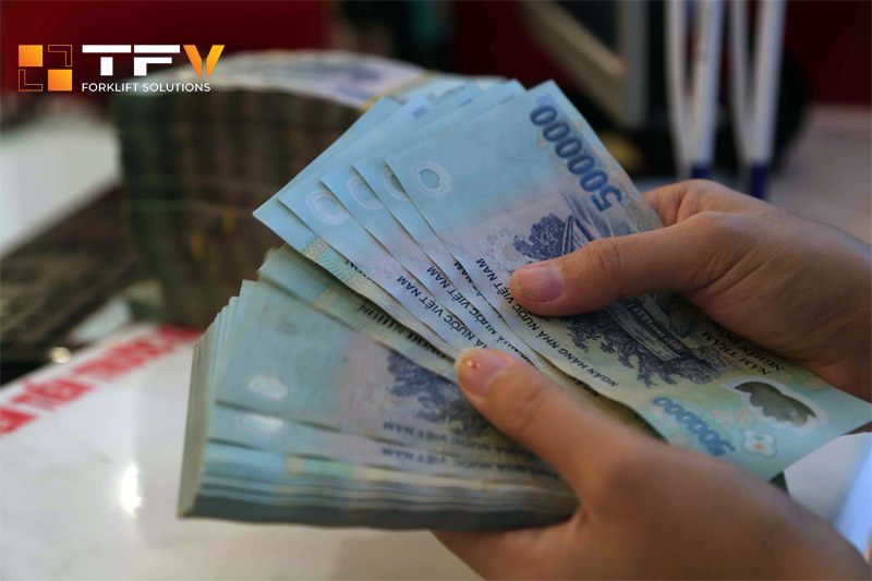 Thuê xe nâng có thể yêu cầu đặt cọc hoặc không