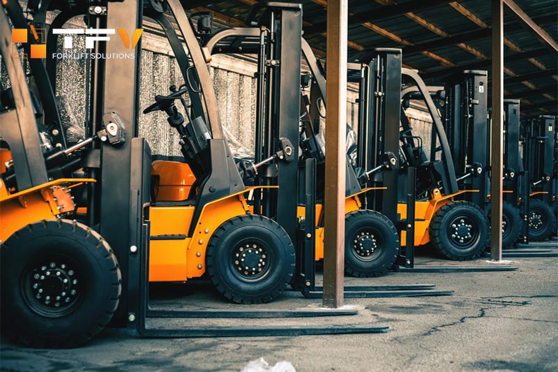 Nhiều doanh nghiệp lựa chọn hình thức thuê xe nâng theo năm