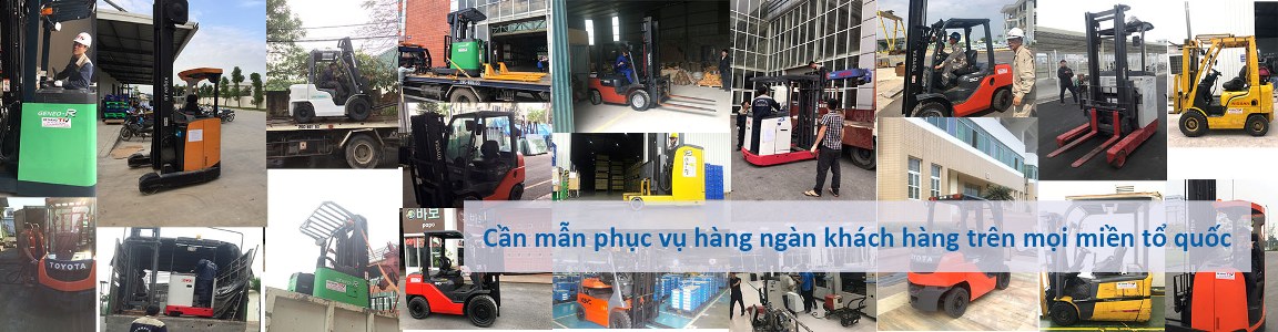 Các khách hàng TFV cung cấp xe nâng cũ