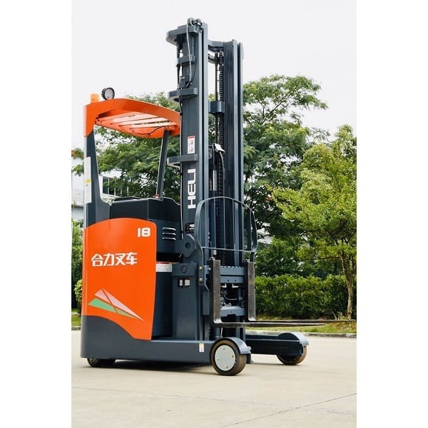 Xe nâng Reach truck đứng lái 1.5 tấn, 1.8 tấn Heli CQD15-18