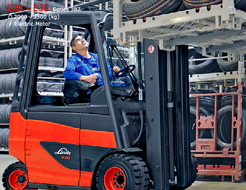 Xe nâng điện Linde