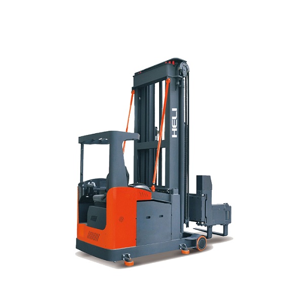 Xe nâng điện Reach truck ngồi lái hiệu Heli