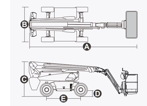 Xe nâng người Boomlift hiệu Dingli, Model BT16CERT, D Series